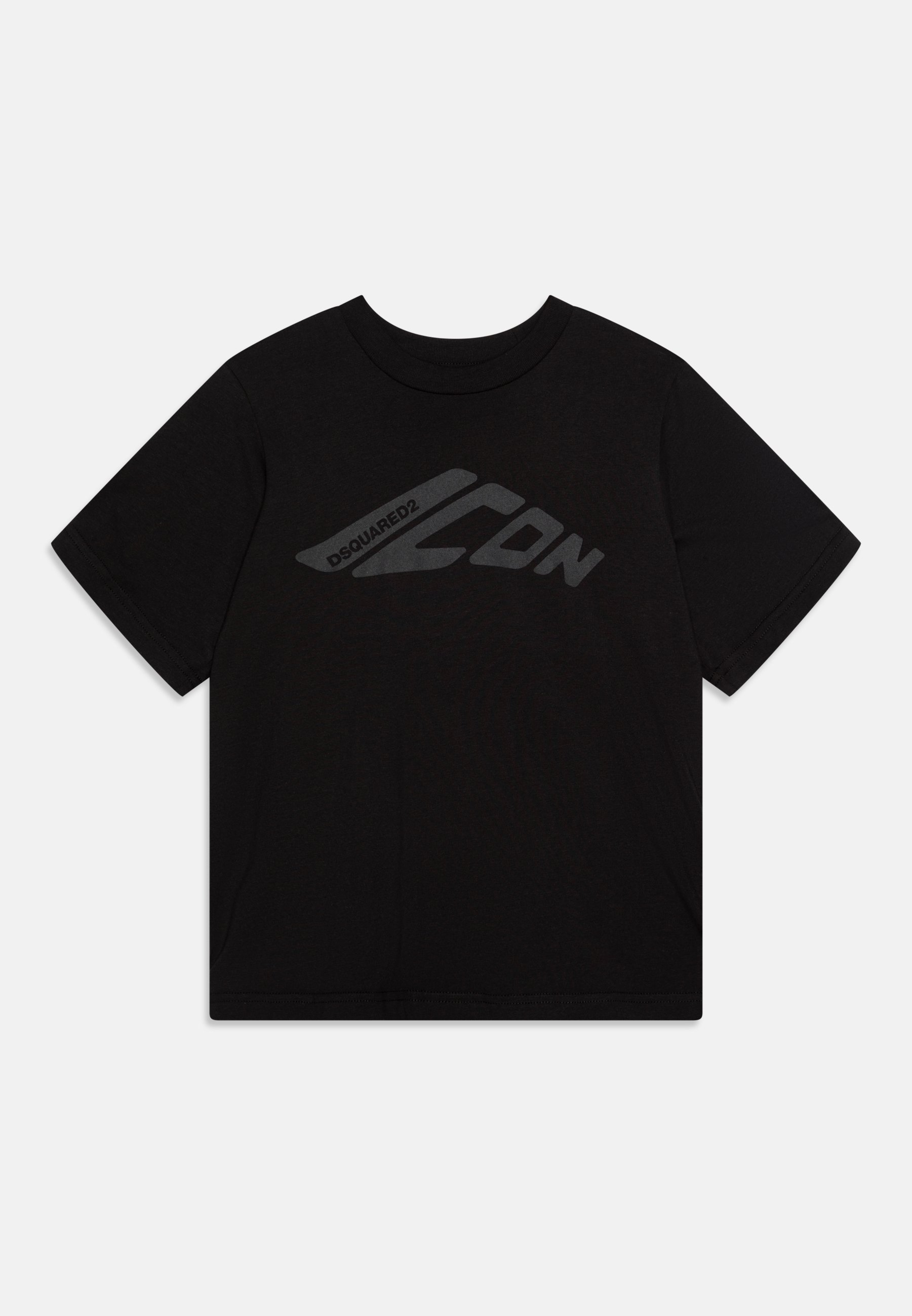 Dsquared2 SLOUCH FIT - Print T-shirt - black - Zalando.co.uk