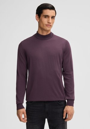 MAREK - Strickpullover - aubergine