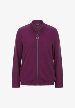 GOLDNER, JERSEYJACKE PETITE - Vest - berry