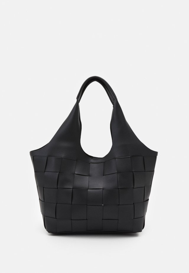 WILLOW WEAVE - Håndveske - black