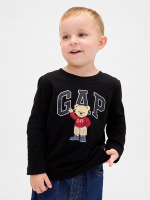 GAP BABYGAP LOGO T-SHIRT - Topper langermet - black