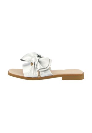 Mules - silver coloured