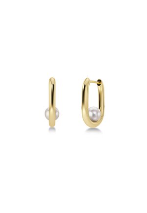 MODERNIST PEARL HOOPS SMALL - Kõrvarõngad - gold-coloured
