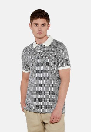 Polo - aop ivory silk