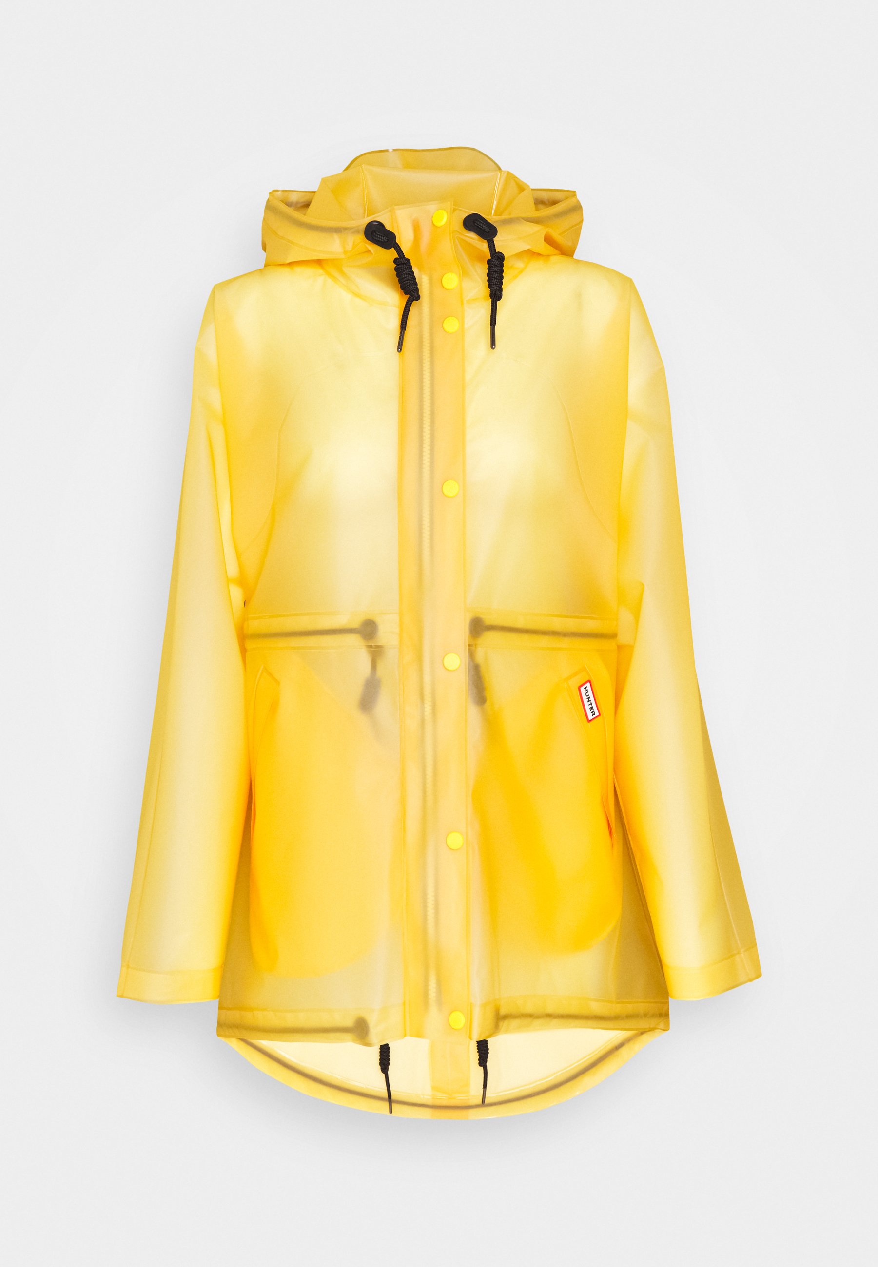 hunter yellow raincoat