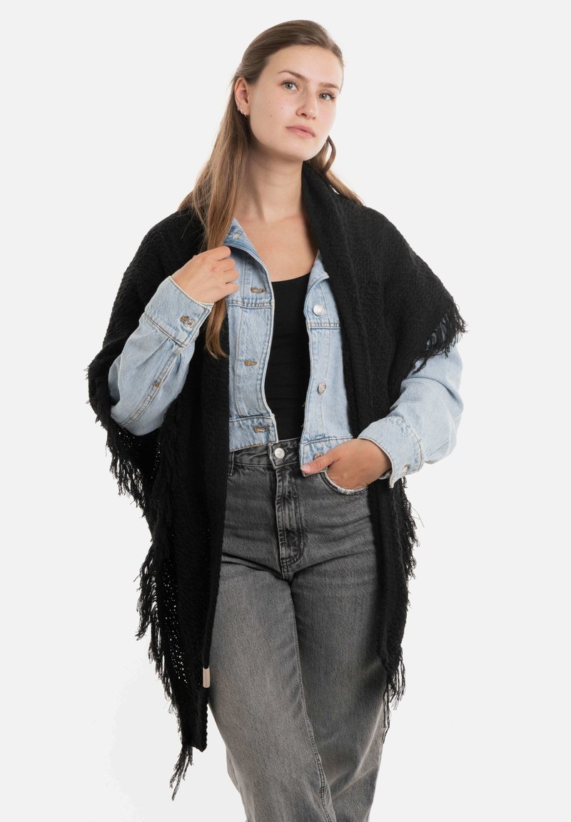 Knit Factory Sjaal - black