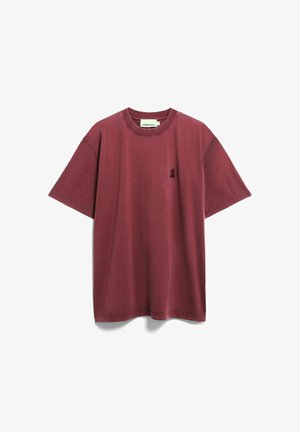ARMEDANGELS, ICONIC Å MAARKOS - T-shirt basique - velvet red washed