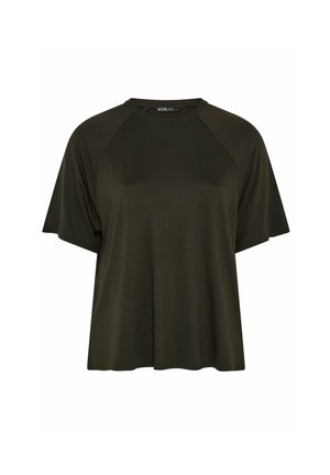 Yours Clothing, PLUS SIZE CASUAL TOPS. - T-shirt basic - brown
