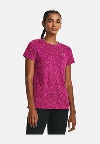 Under Armour TECH TWIST - T-Shirt basic - mystic magenta