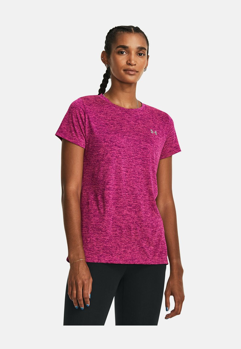 Under Armour TECH TWIST - T-Shirt basic - mystic magenta