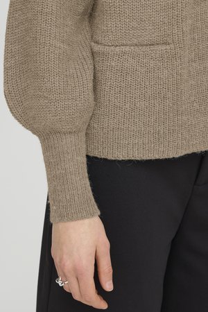 Fransa, FRERETTA CAR 4 - Cardigan - walnut melange