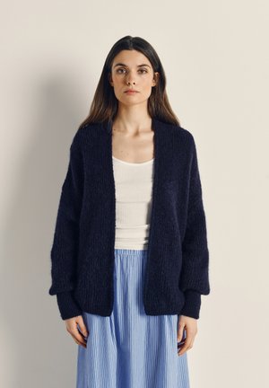 American Vintage EAST - Vesta na kopčanje - navy chine