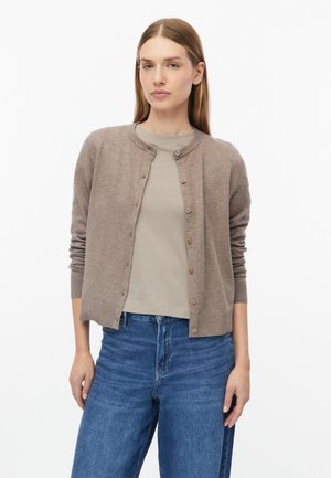 s.Oliver, STRICKJACKE - Strickjacke - sandstein