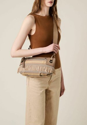 Borbonese, LONDON SHOULDER BAG SMALL - Sac bandoulière - naturale