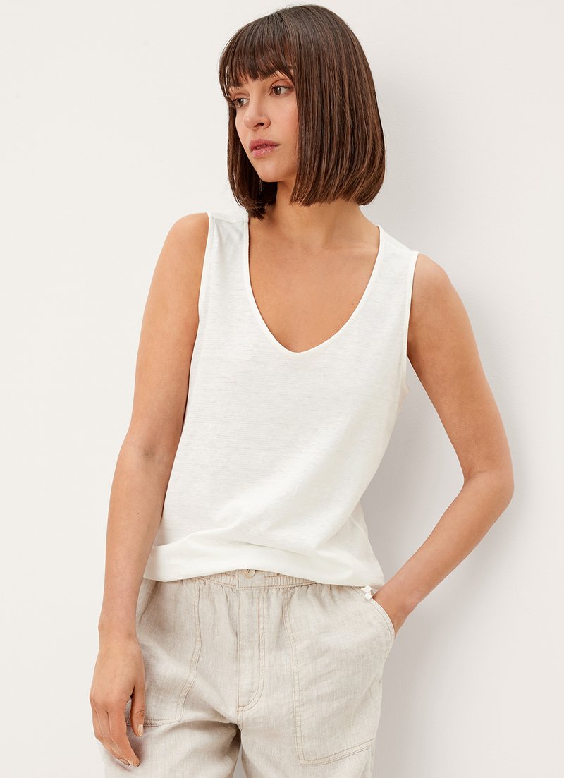 Damen T-Shirts | s.Oliver MIT Top off-white/offwhite - ZH70873 Damen T-Shirts | s.Oliver MIT Top off-white/offwhite - ZH70873