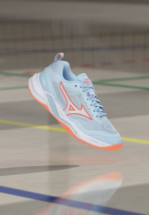 Mizuno, WAVE STEALTH ELITE - Håndboldsko - blue finch/white