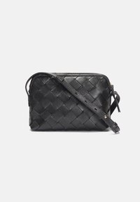 LEATHER - Cross body bag - black