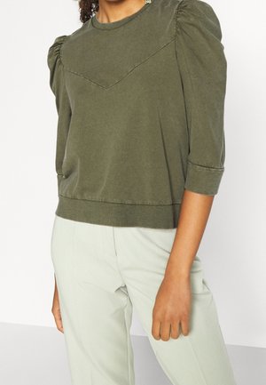 Sweatshirt - khaki