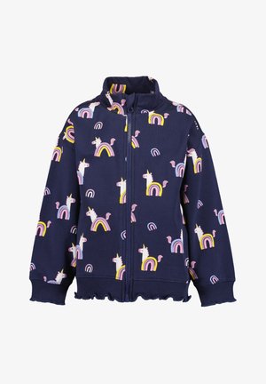 Blue Seven, BLUE SEVEN SWEATJACKE - Sweat zippé - nachtblau