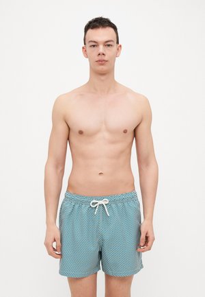 PRINT SWIM - Swimming shorts - blue