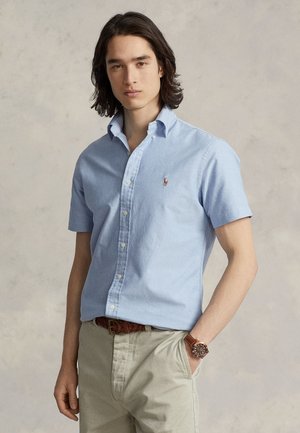CUSTOM FIT OXFORD SHIRT - Ing - blue