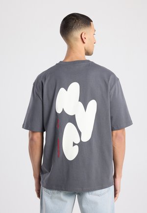 T-shirt con stampa - grey