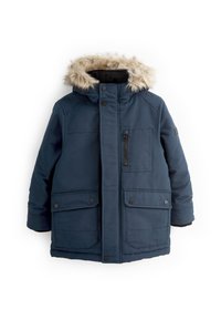 Next - SHOWER RESISTANT FAUX FUR PARKA COAT - Zimski kaput - navy blue Minijatura 1