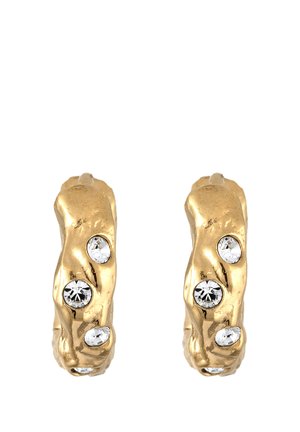 SPARKLING BASIC - MIT KRISTALLEN VON SWAROVSKI® - Øreringe - gold-coloured