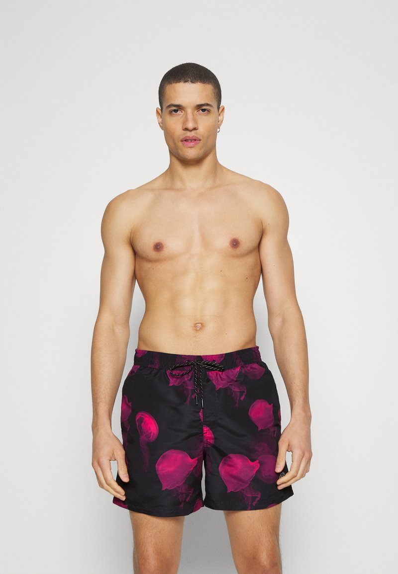 JupiterSecret Satijnen boxershorts voor heren, zijdezacht slaapshorts ondergoed met knoopgulp en zijdeachtige pyjamabroek voor heren, 6 stuks - 1, 5