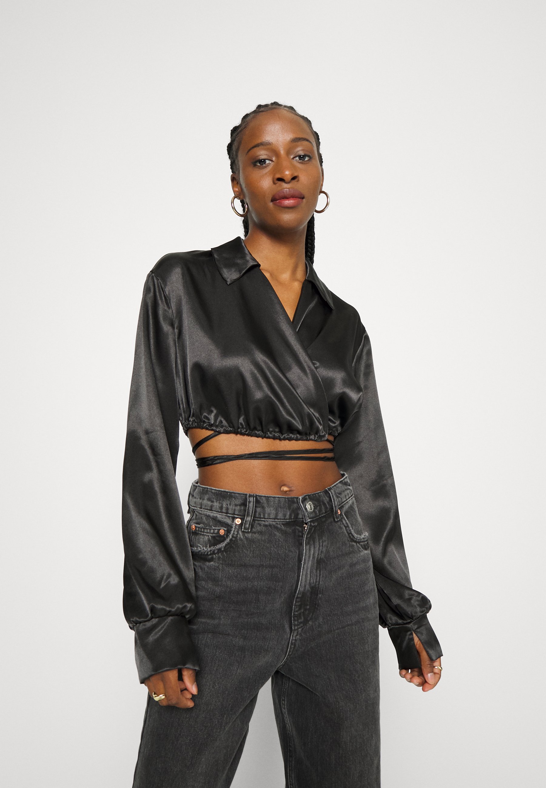 Nly by Nelly WRAP BLOUSE - Long sleeved 