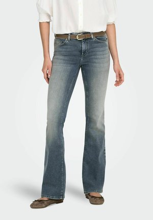 Platėjantys džinsai - special blue grey denim