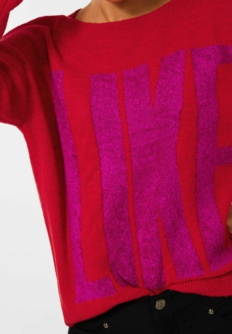 Street One Strickpullover - red