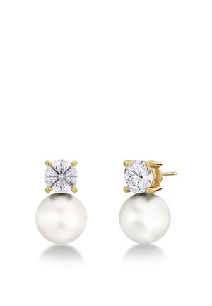 LUNA PEARL STUDS - Earrings - gold-coloured
