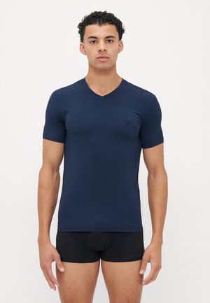 V NECK - Caraco - blue