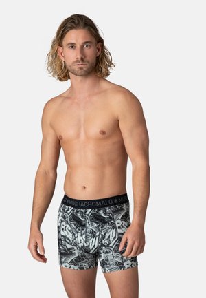 MUCHACHOMALO, MEN 5-PACK BOXER SHORTS PRINT/SOLID - Boxershort - print black grey
