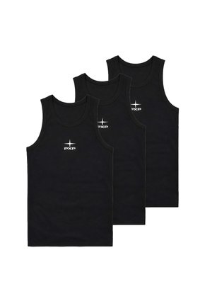 Project X Paris, SET 3 PACK - DÉBARDEURS ESSENTIALS - Top - noir