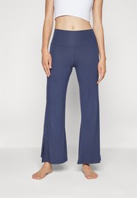 Yogasearcher JAIPUR FLARE PANTS - Tracksuit bottoms - navy