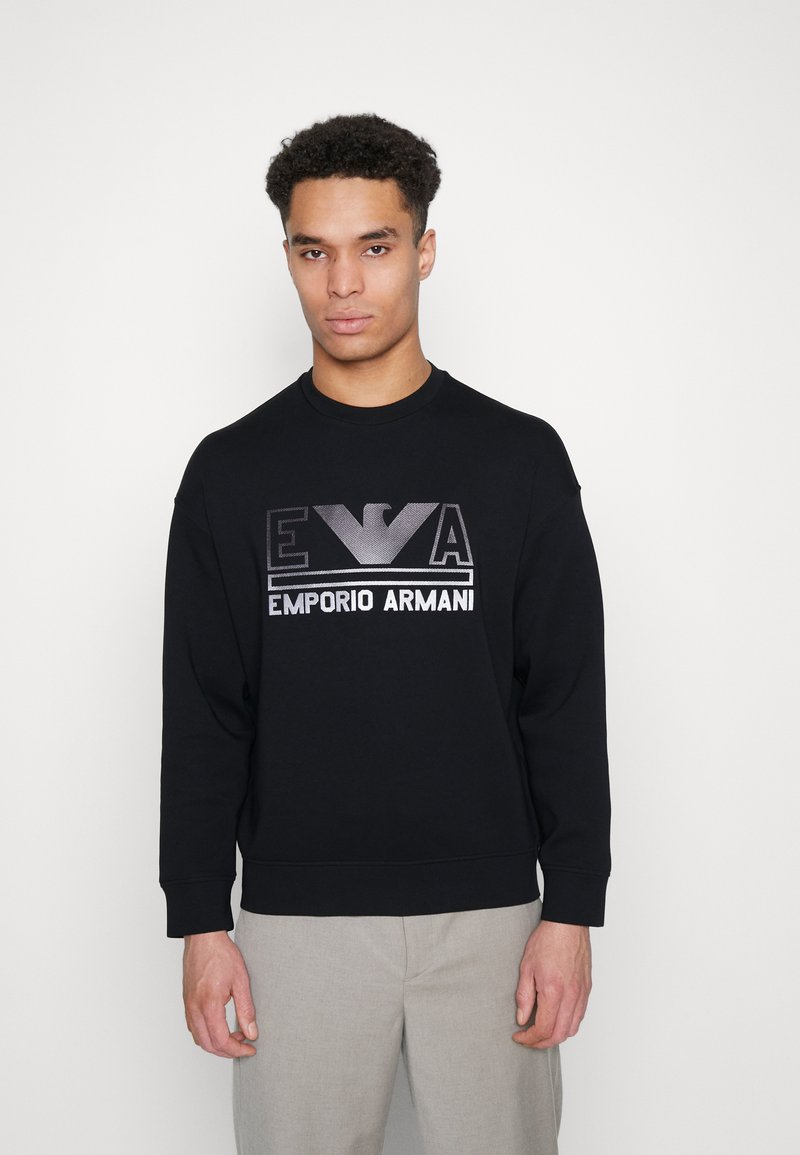 emporio-armani-collegepaita-black-grey-musta-zalando-fi