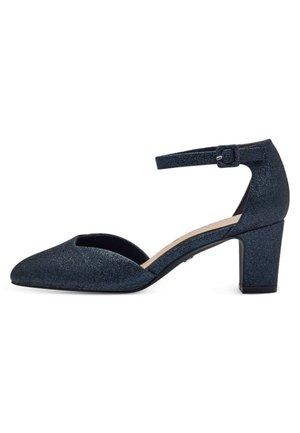 Tamaris Riemchenballerina - navy glam