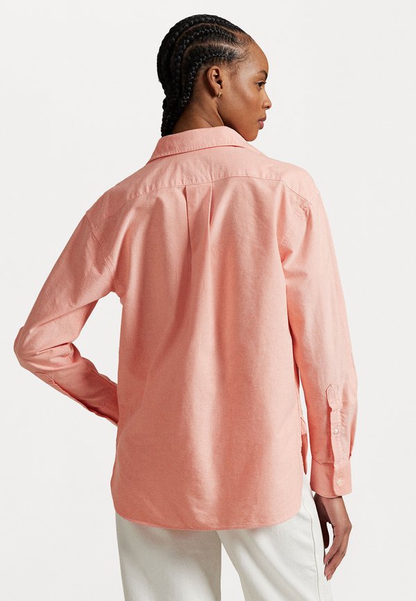 RELAXED FIT COTTON OXFORD SHIRT - Button-down blouse - peach tree3