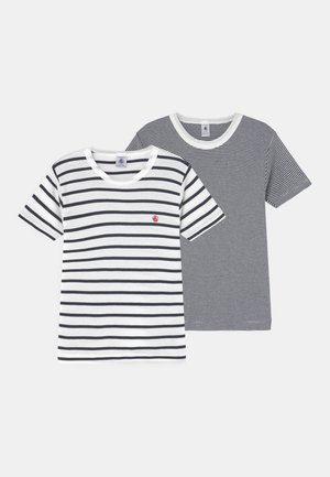 TEE 2 PACK UNISEX - T-Shirt print - white