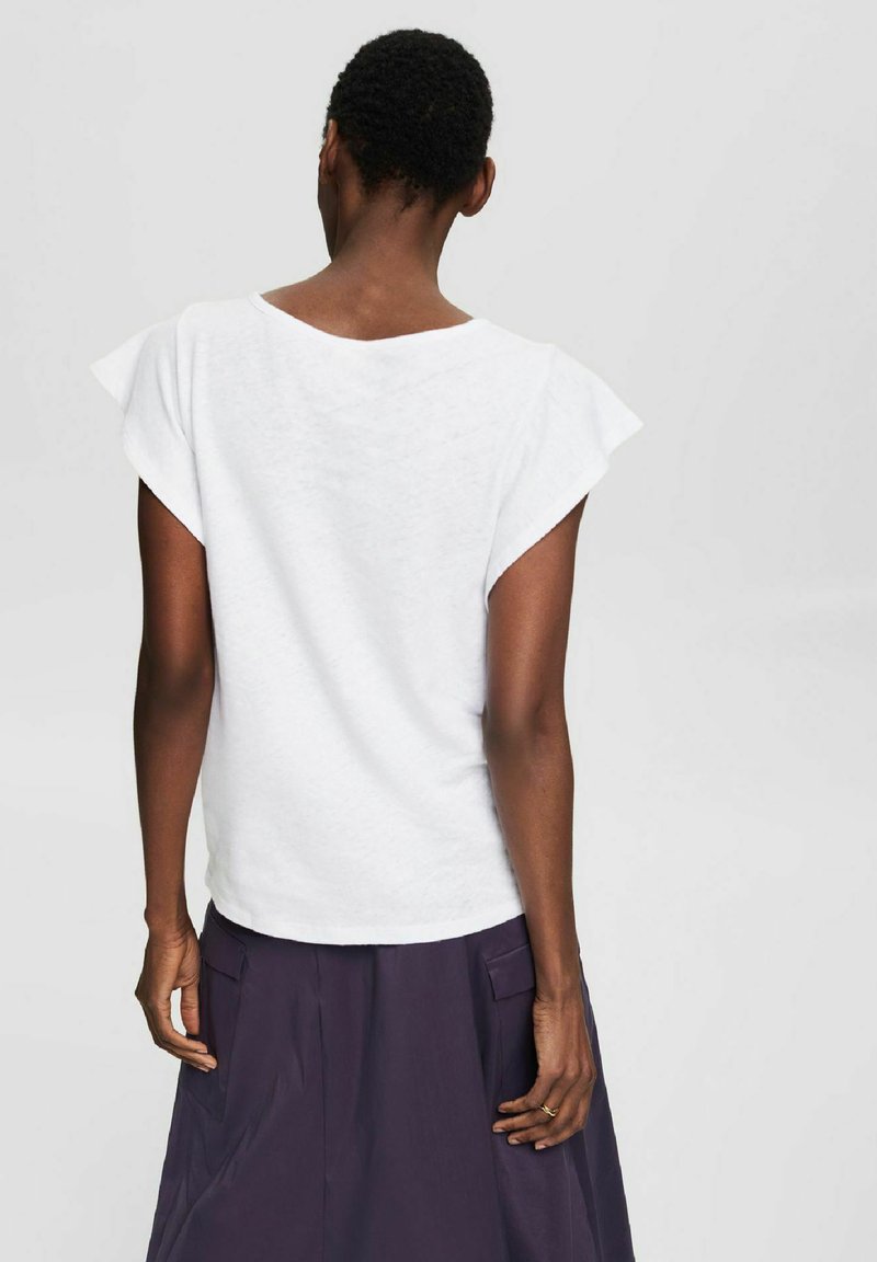 Damen T-Shirts | Esprit T-Shirt basic white/weiß - FJ77056 Damen T-Shirts | Esprit T-Shirt basic white/weiß - FJ77056