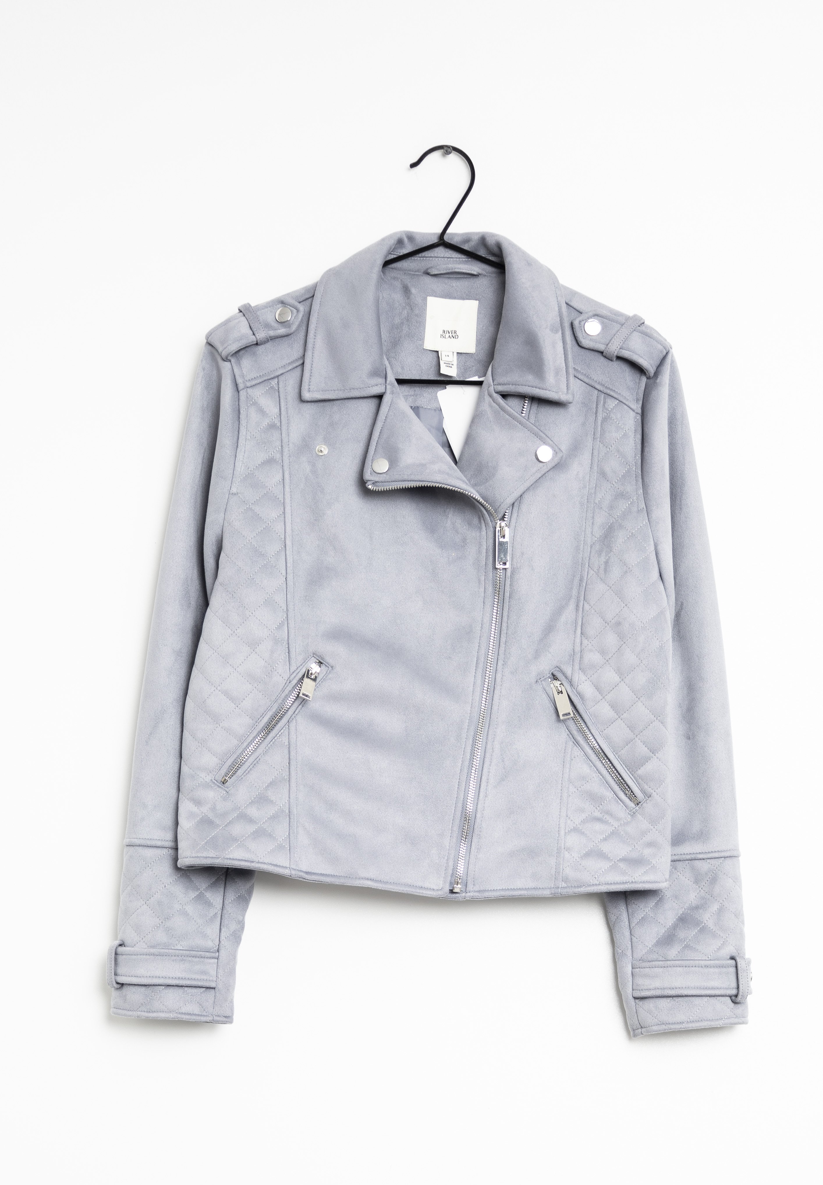 River Island Korte jassen - grey/grijs - (Pre-owned) - Zalando.nl
