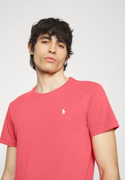 Polo Ralph Lauren CUSTOM SLIM FIT JERSEY CREWNECK T-SHIRT - T-shirt básica - hot pink