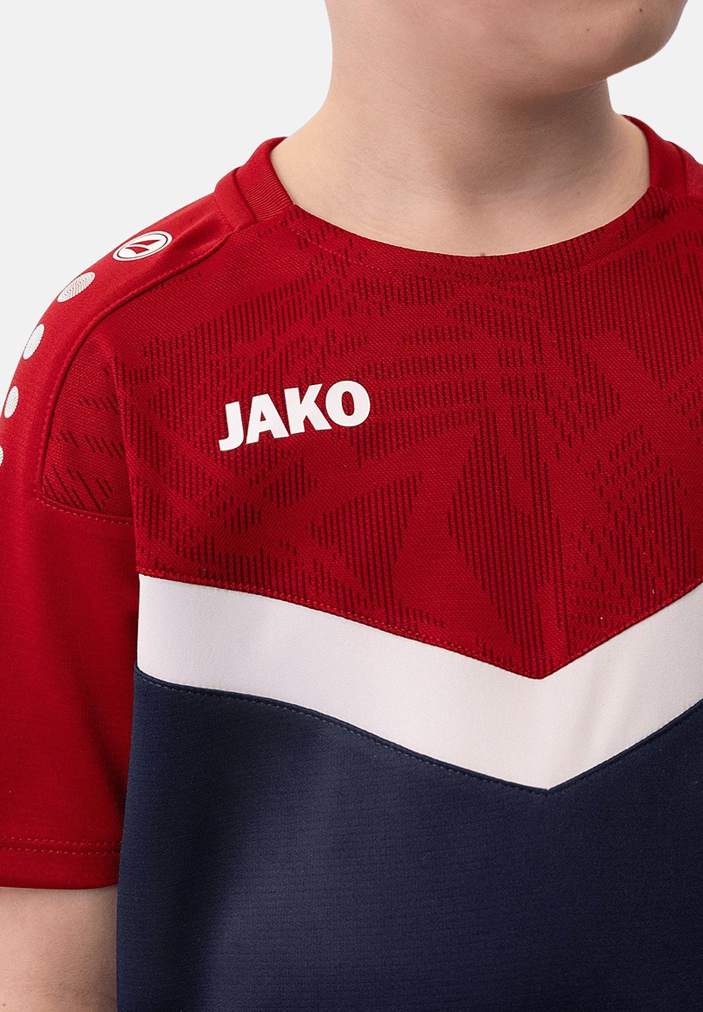 JAKO JAKO T-Shirt Iconic, T-Shirt Enfants Unisexes, Marine/JAKO Blau/ Neongelb