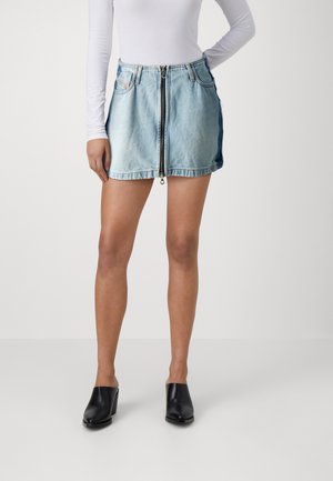 Denim skirt - denim blue