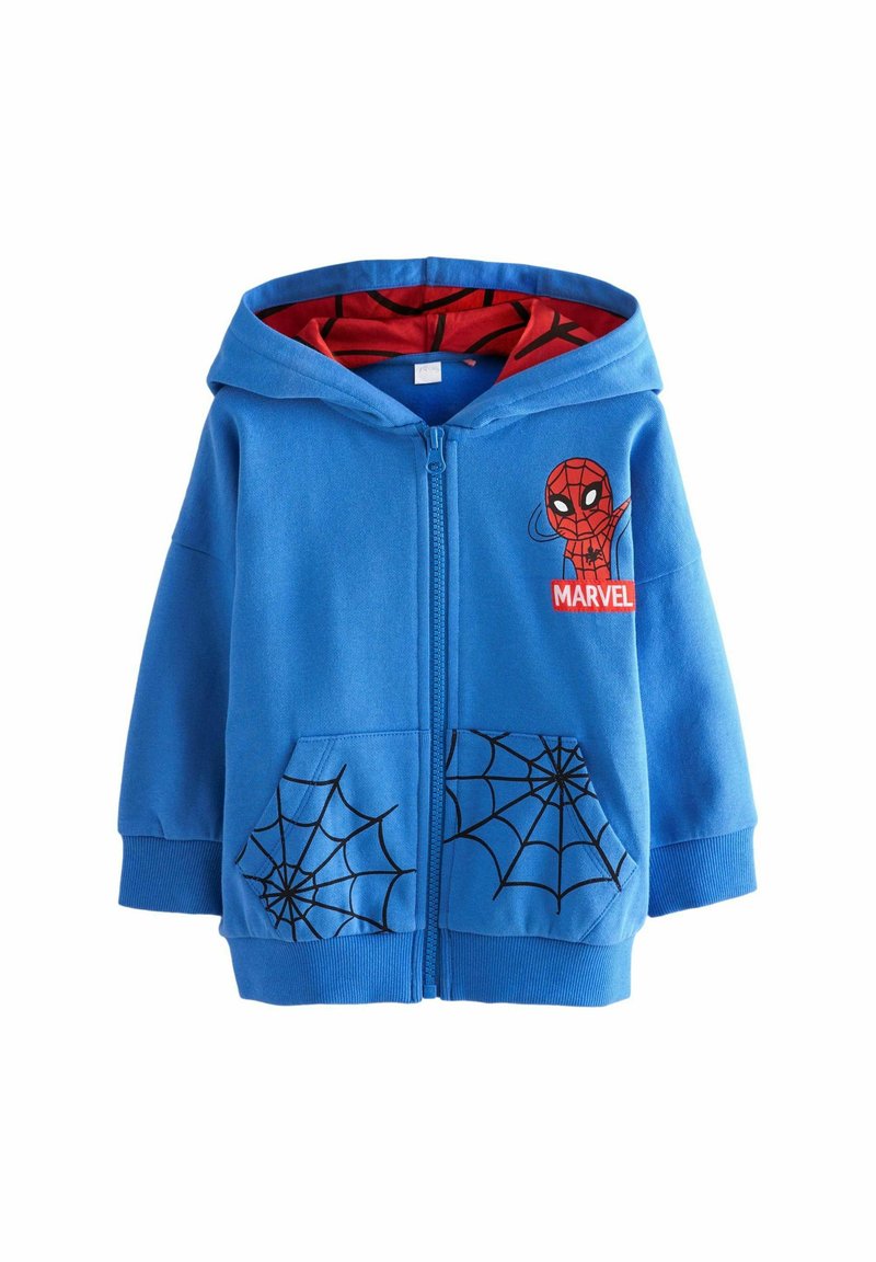 Next - REGULAR FIT - SPIDER-MAN THROUGH HOODIE - Užtrauktuku užsegamas treningas - blue red, Padidinti