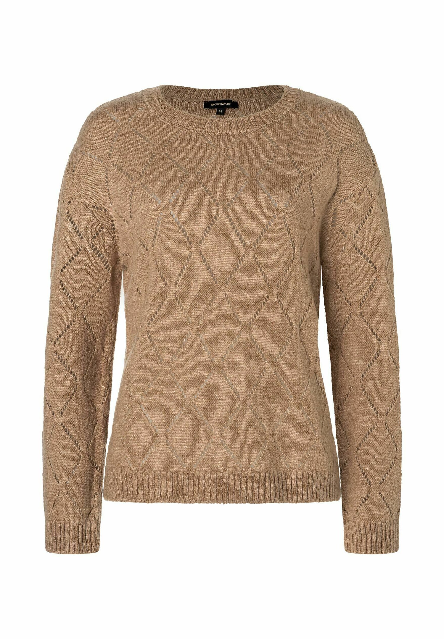 More More Strickpullover camel Zalando