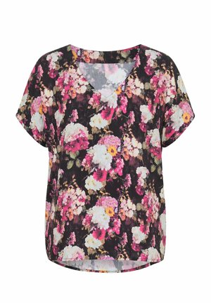 Studio Untold, BLUSENSHIRT, OVERSIZED, HORTENSIE - Bluse - fuchsia pink