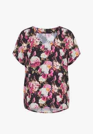 Studio Untold, BLUSENSHIRT, OVERSIZED, HORTENSIE - Bluse - fuchsia pink